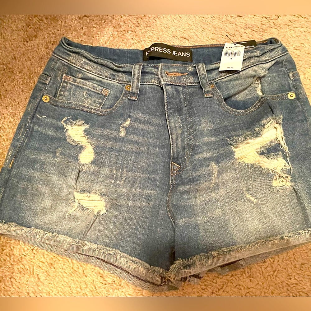 Express size 4 jean shorts